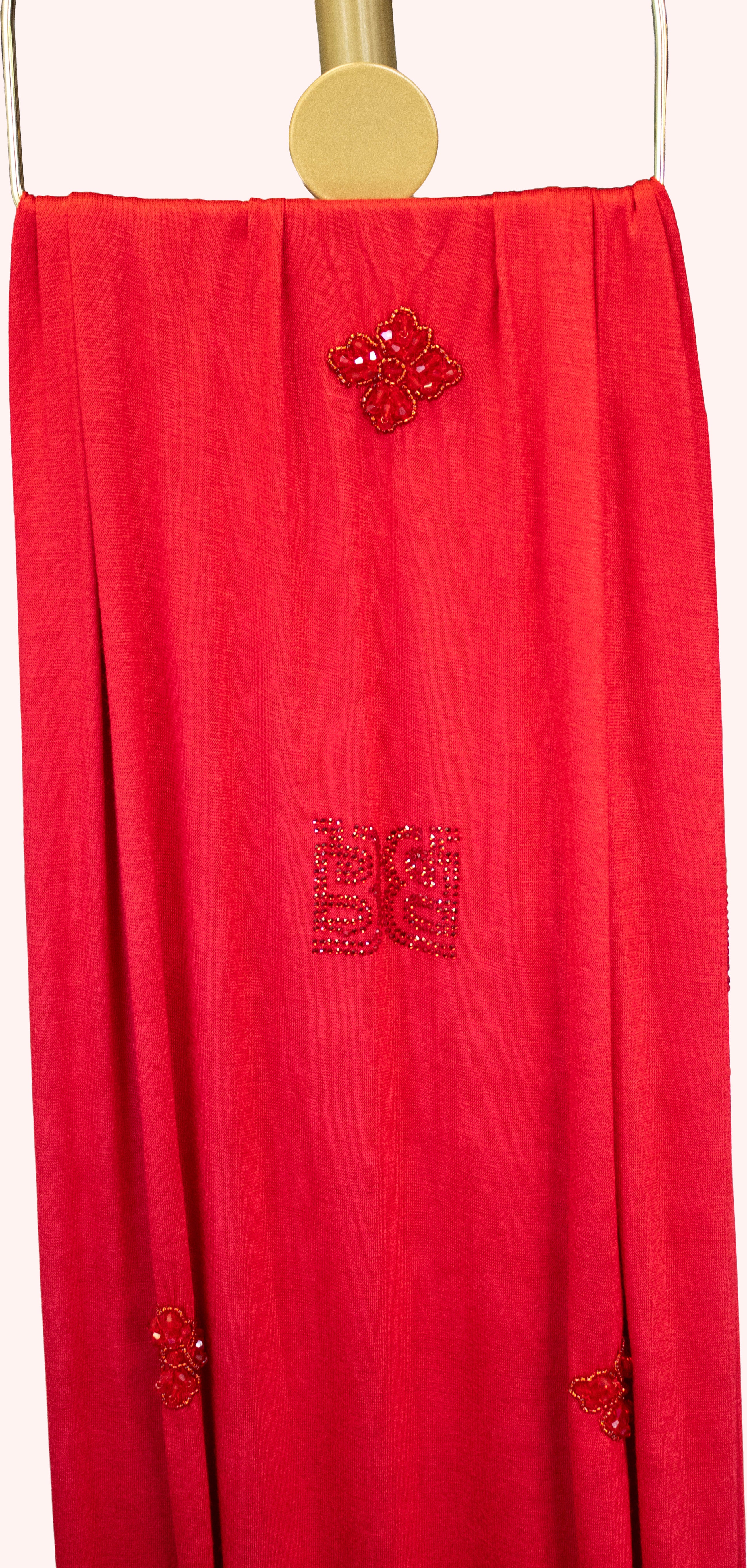 Barakka Bazaar Red Scarf