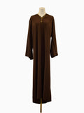 brown abaya