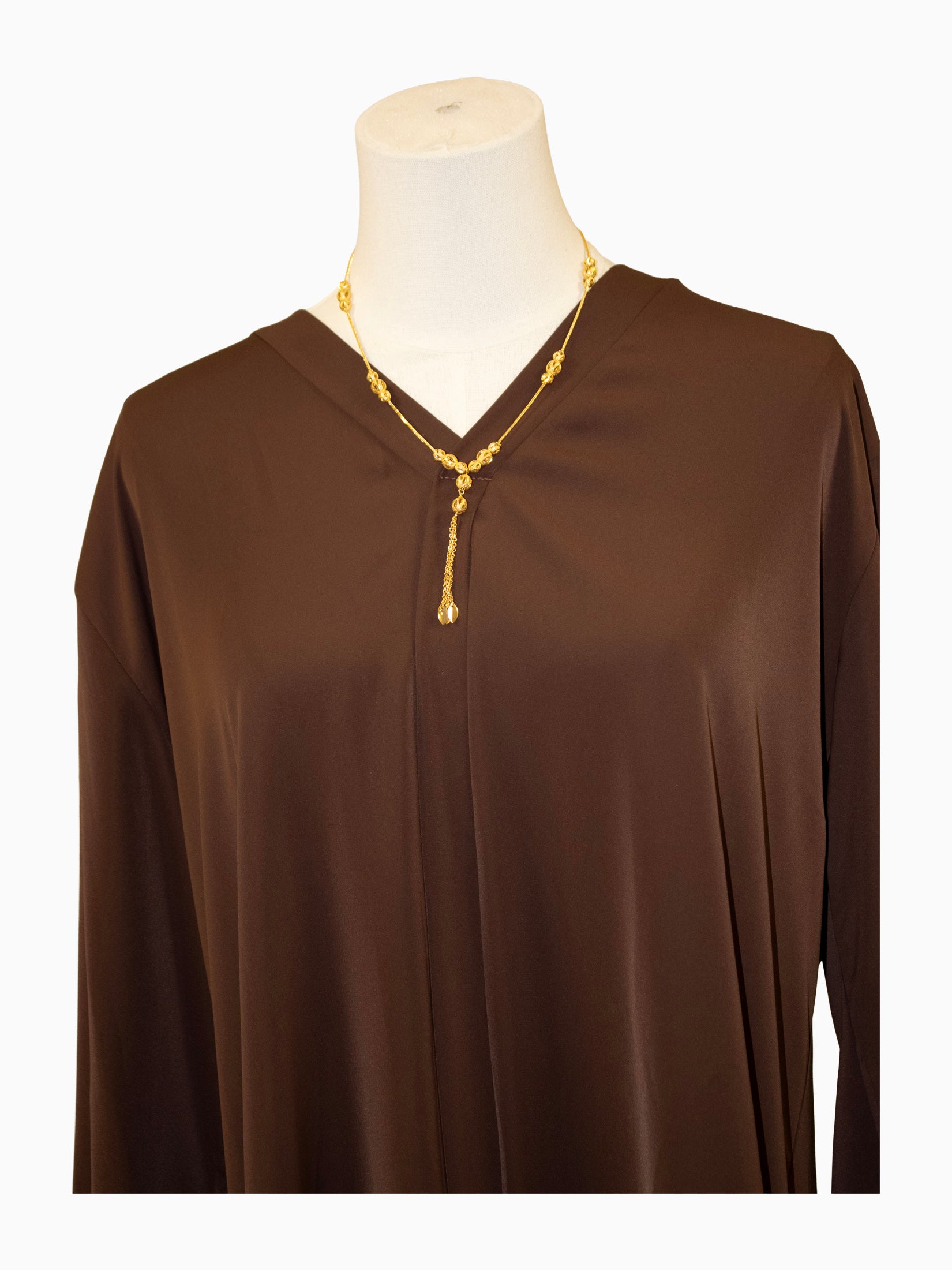 brown abaya