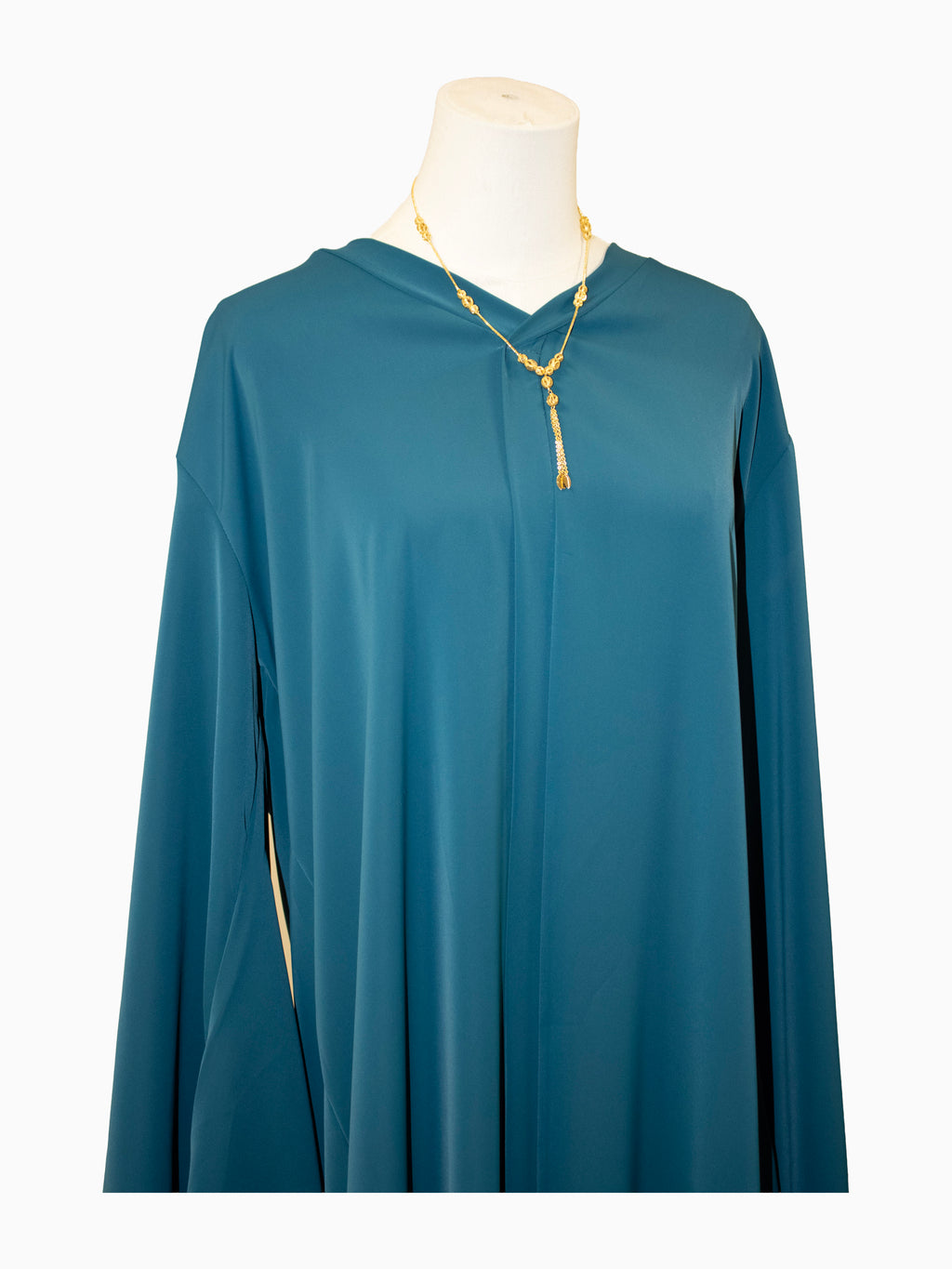 blue abaya