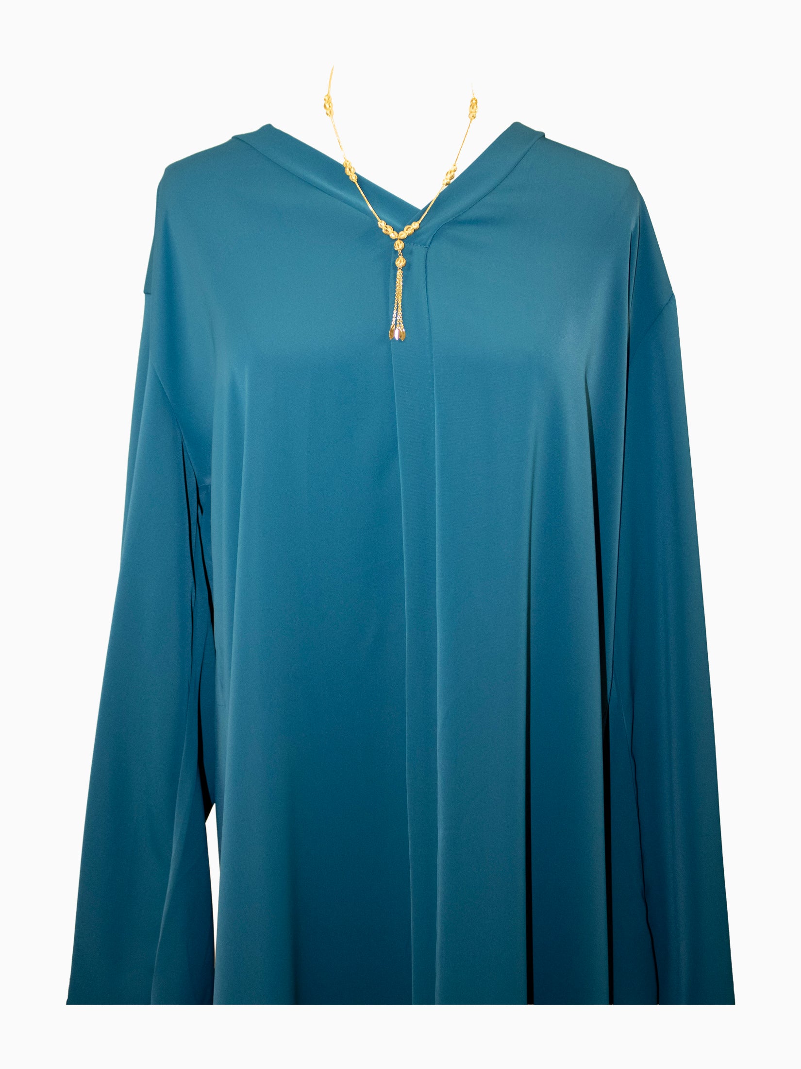 blue abaya