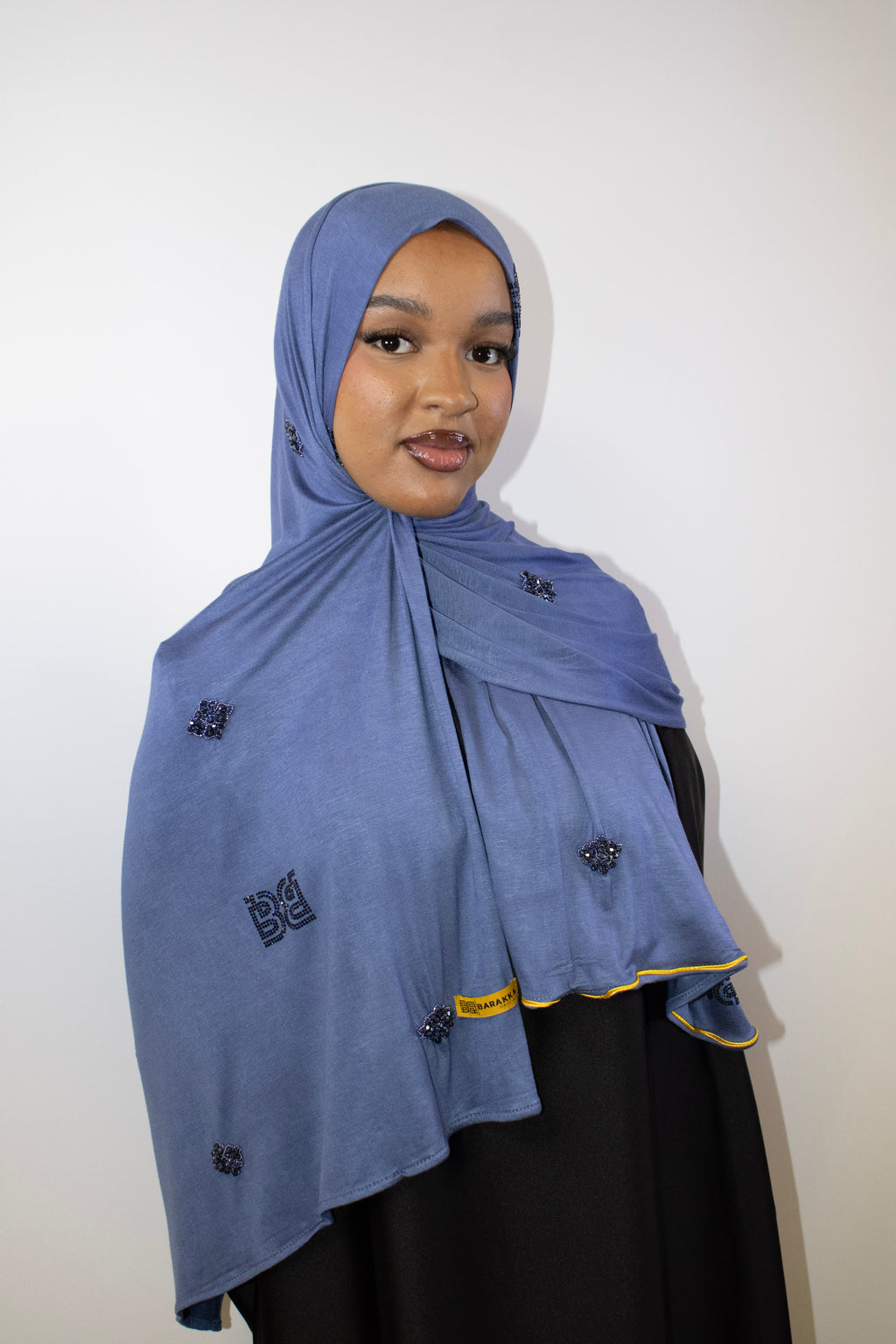 Barakka Diamond Blue Scarf