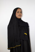 Barakka Diamond Black Scarf