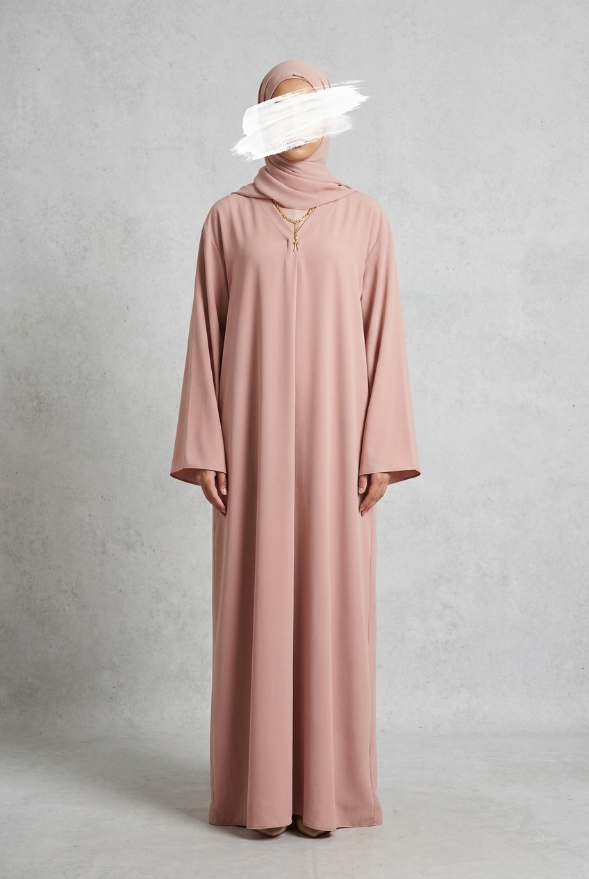 Pink abaya