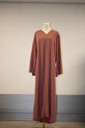 dark baige abaya