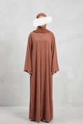 Pink Brownish abaya