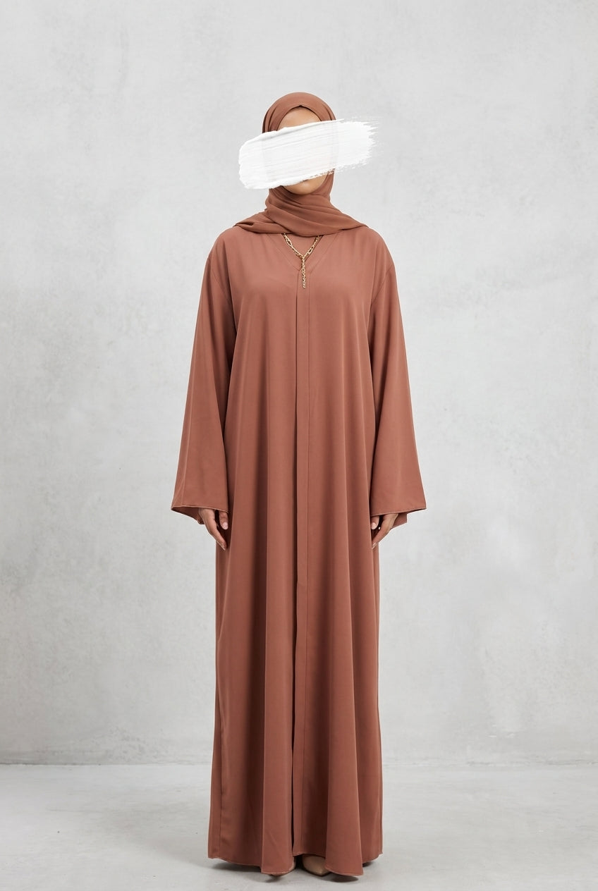 Pink Brownish abaya