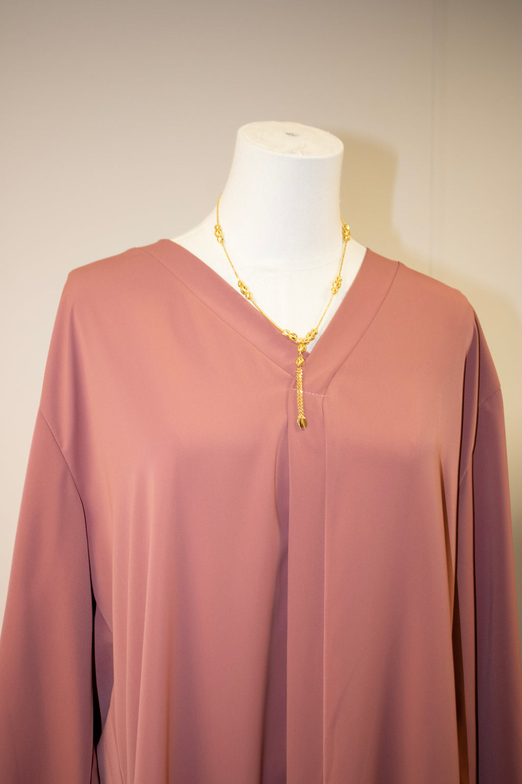 dark baige abaya