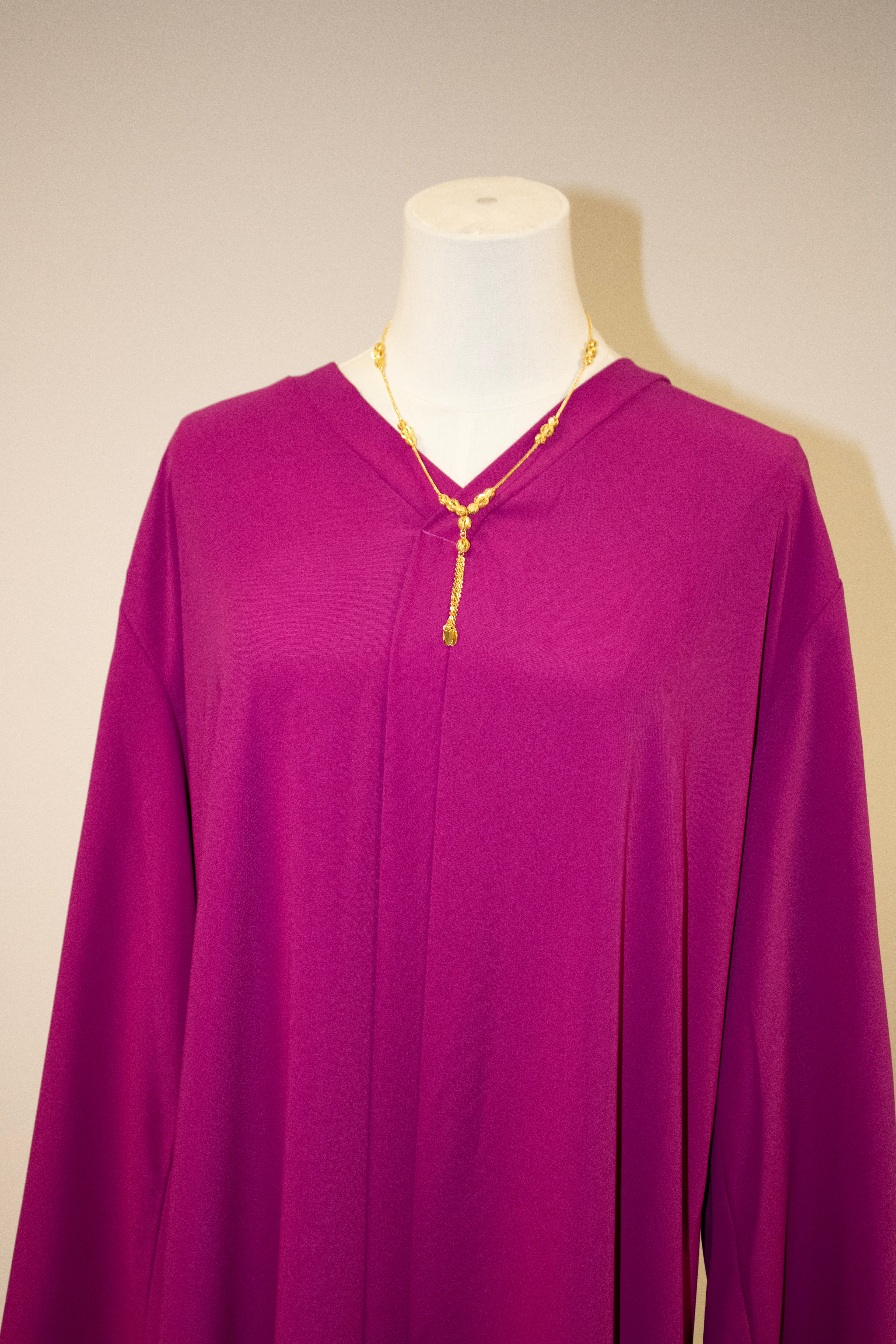 Purple abaya