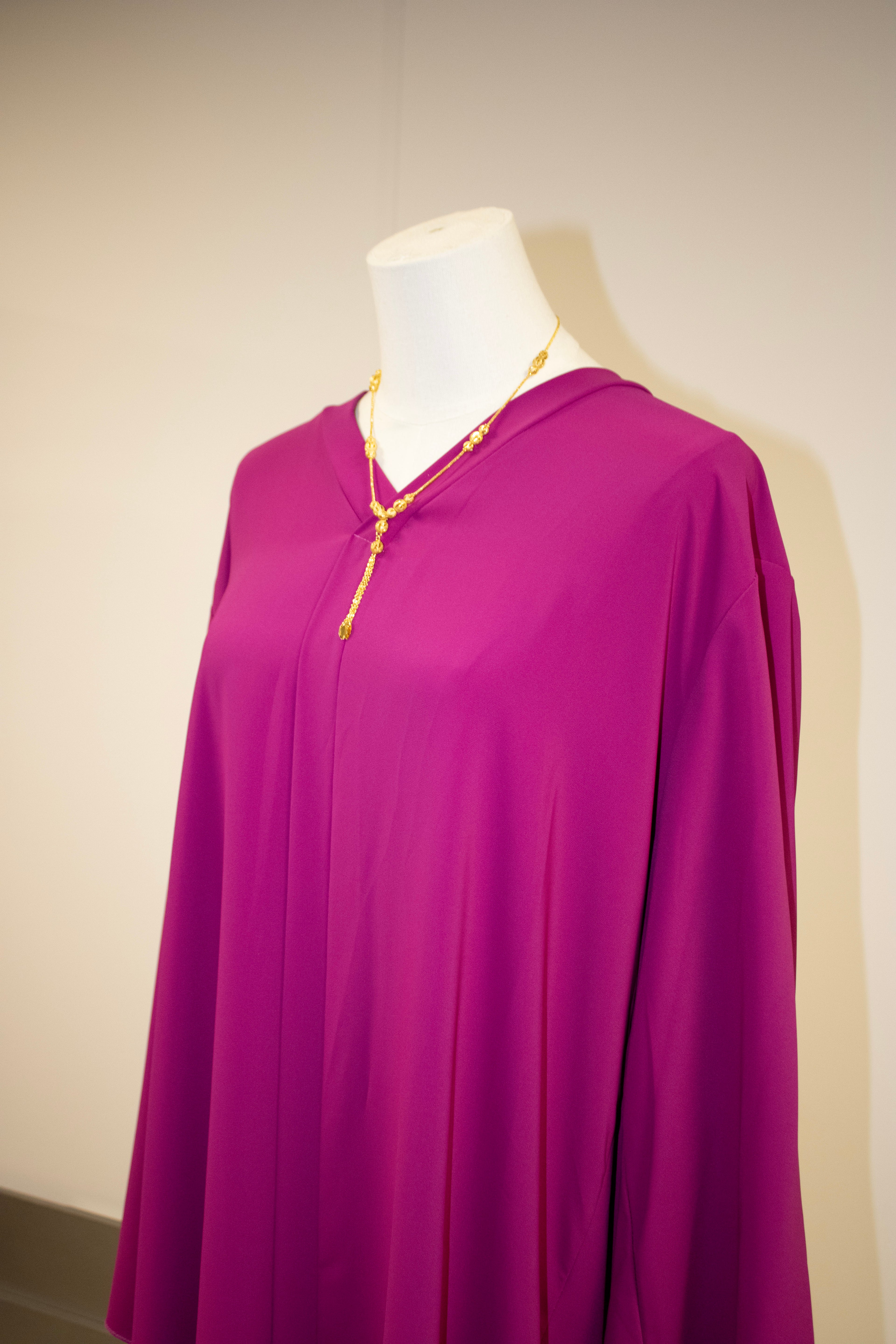 Purple abaya