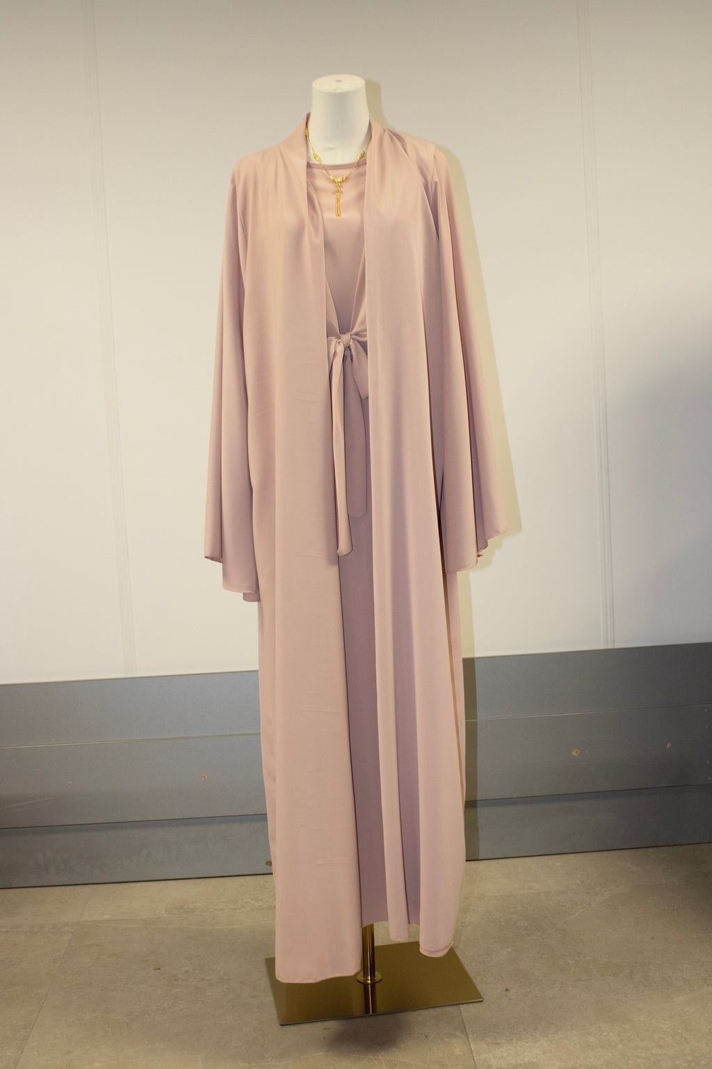 Pink abaya set
