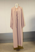 Pink abaya set