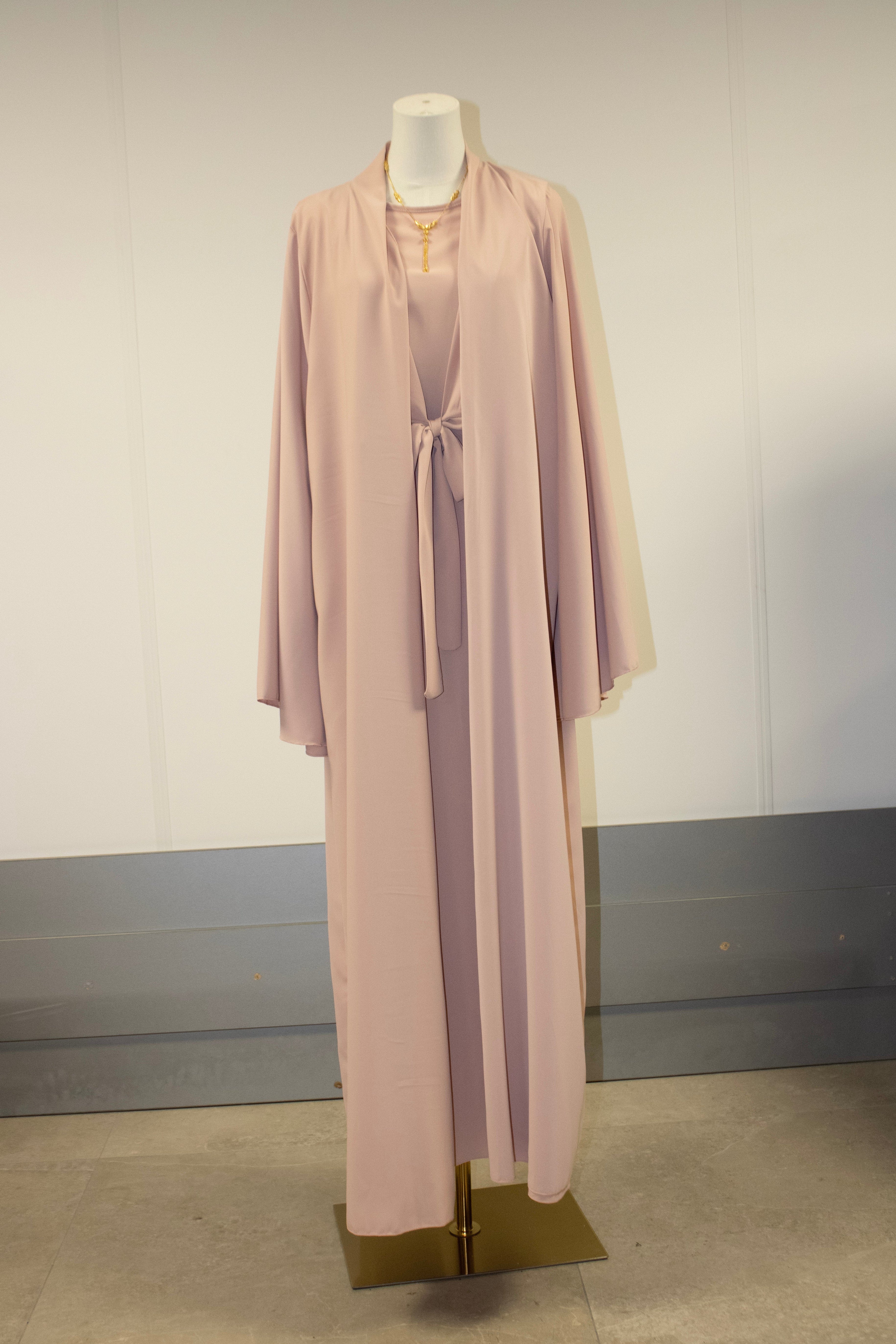 Pink abaya set