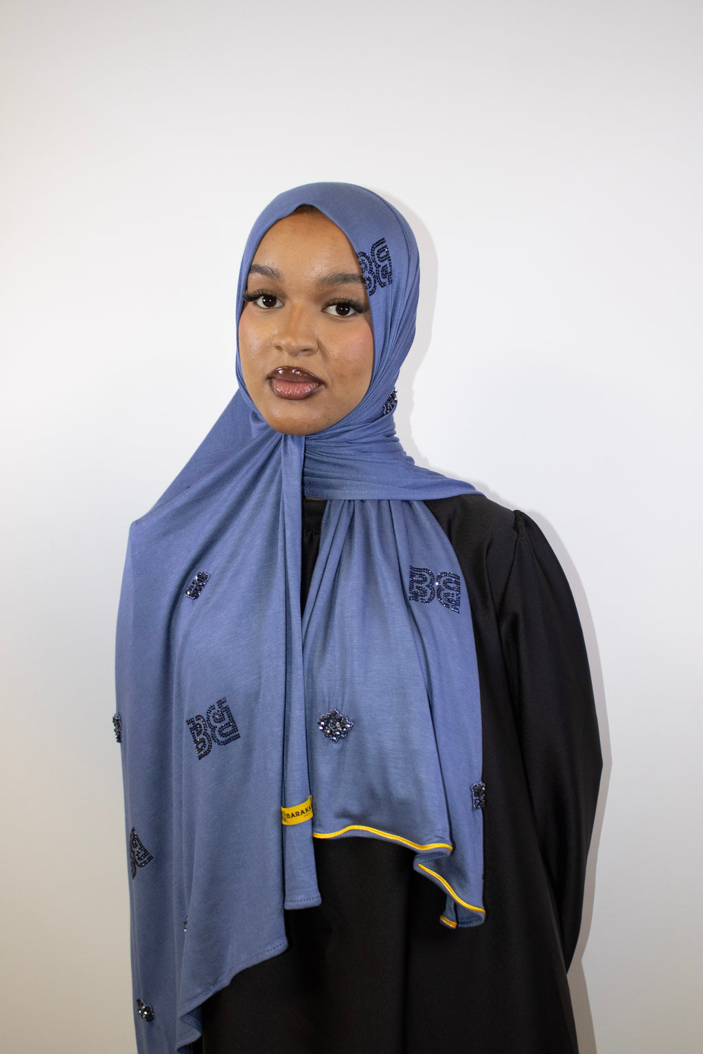 Barakka Diamond Blue Scarf