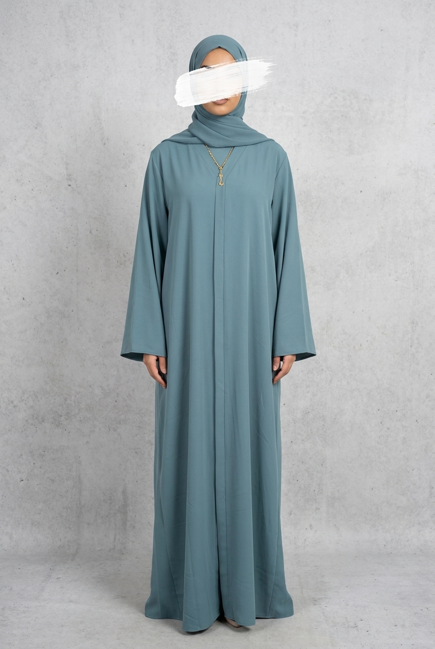 Light Blue abaya