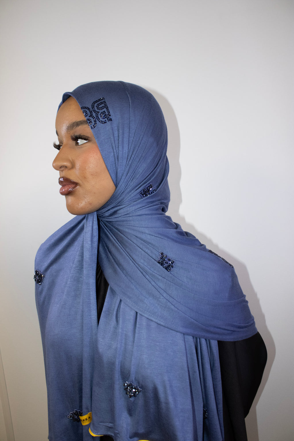 Barakka Diamond Blue Scarf