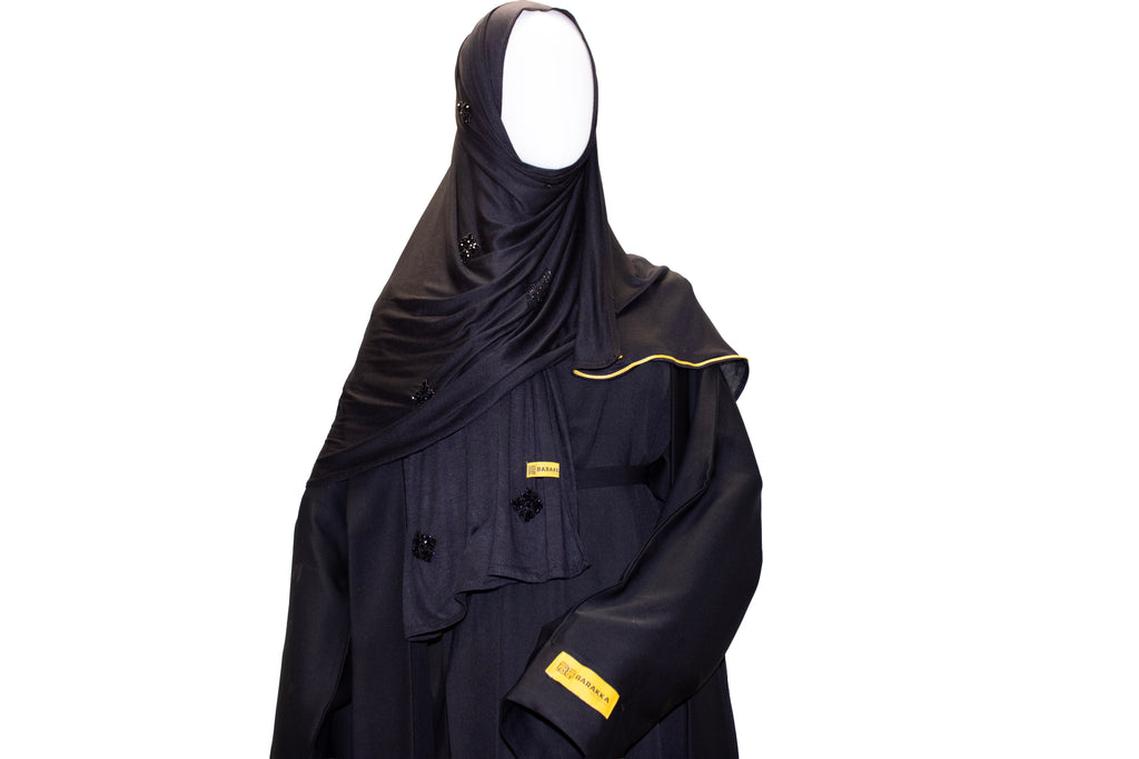 Barakka Bazaar full fit Black Hijab