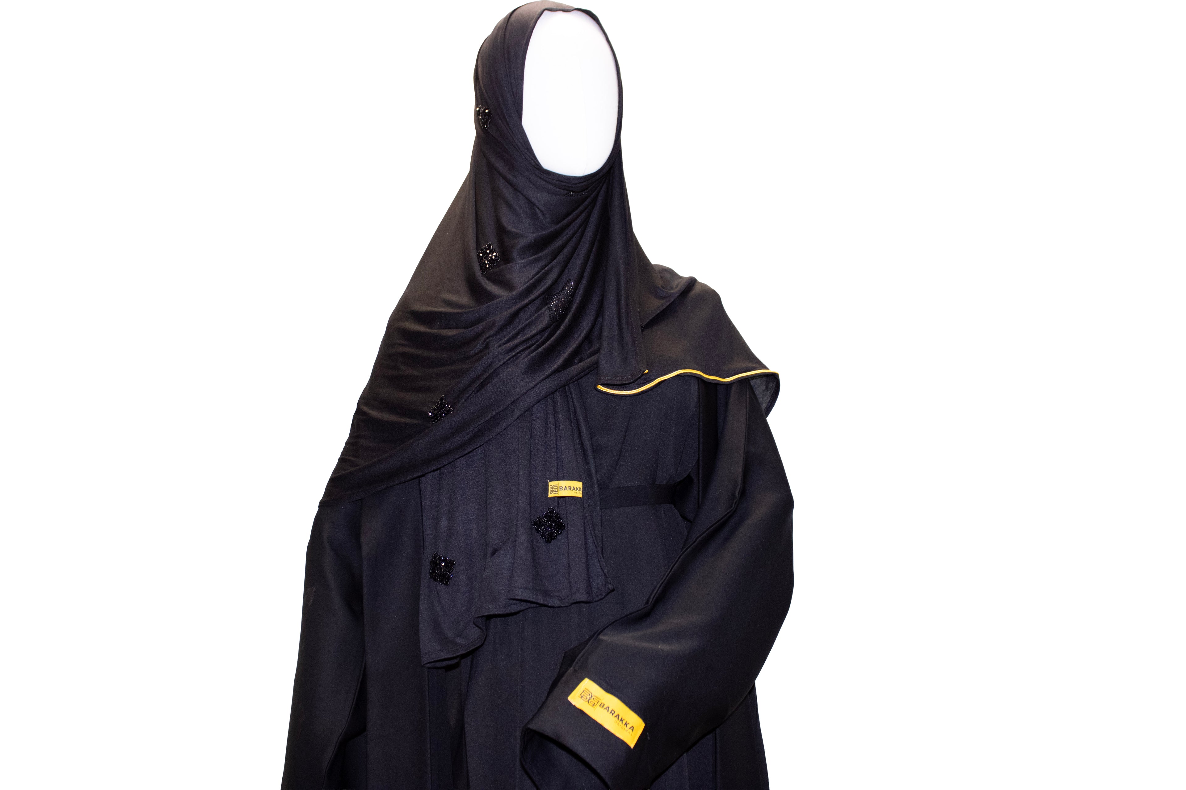 Barakka Bazaar full fit Black Hijab