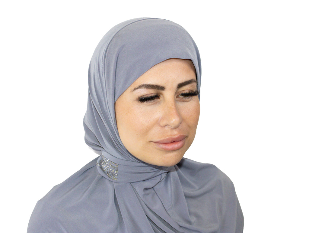 Barakka Bazaar grijze hoofdoek