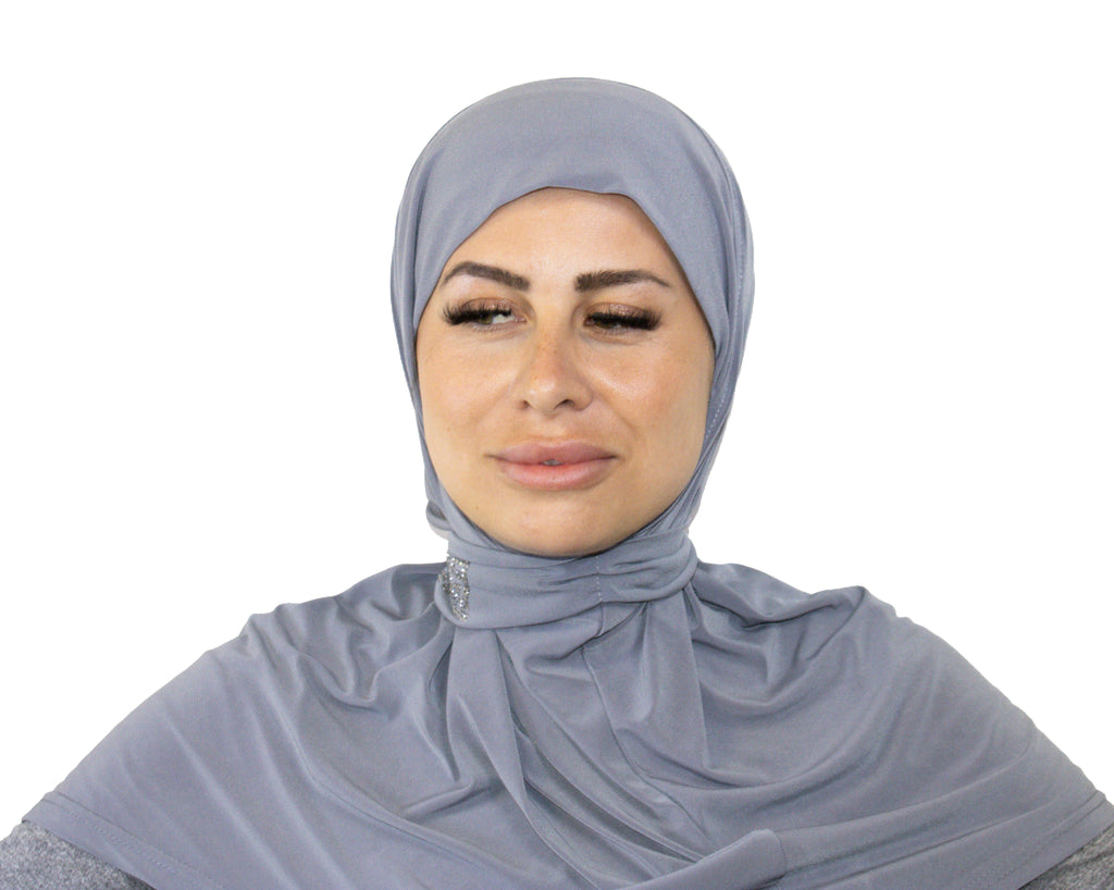 Barakka Bazaar grijze hoofdoek
