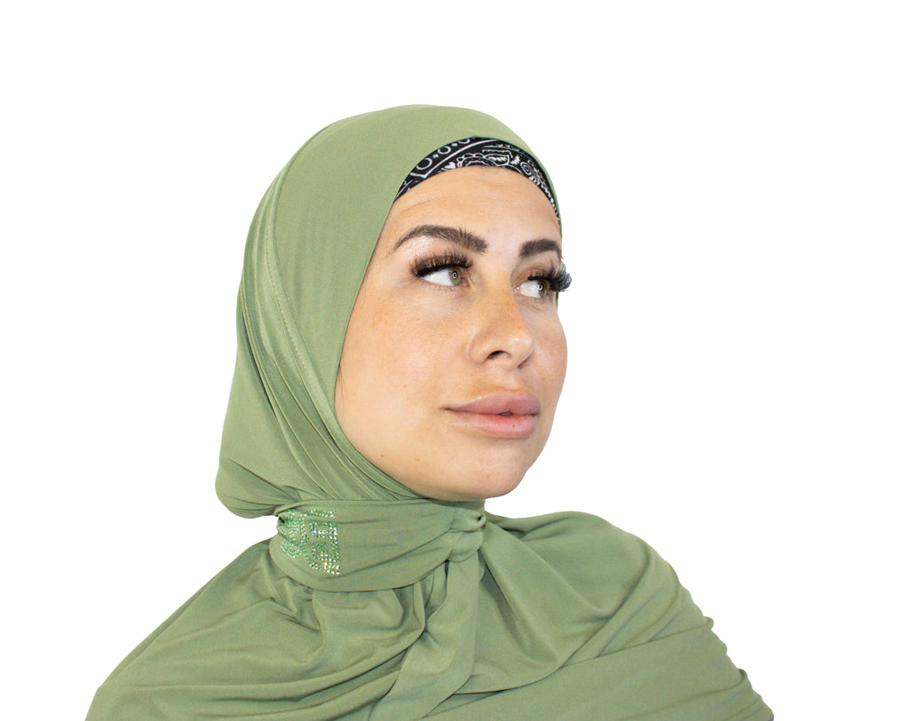 Barakka Bazaar groen hoofdoek