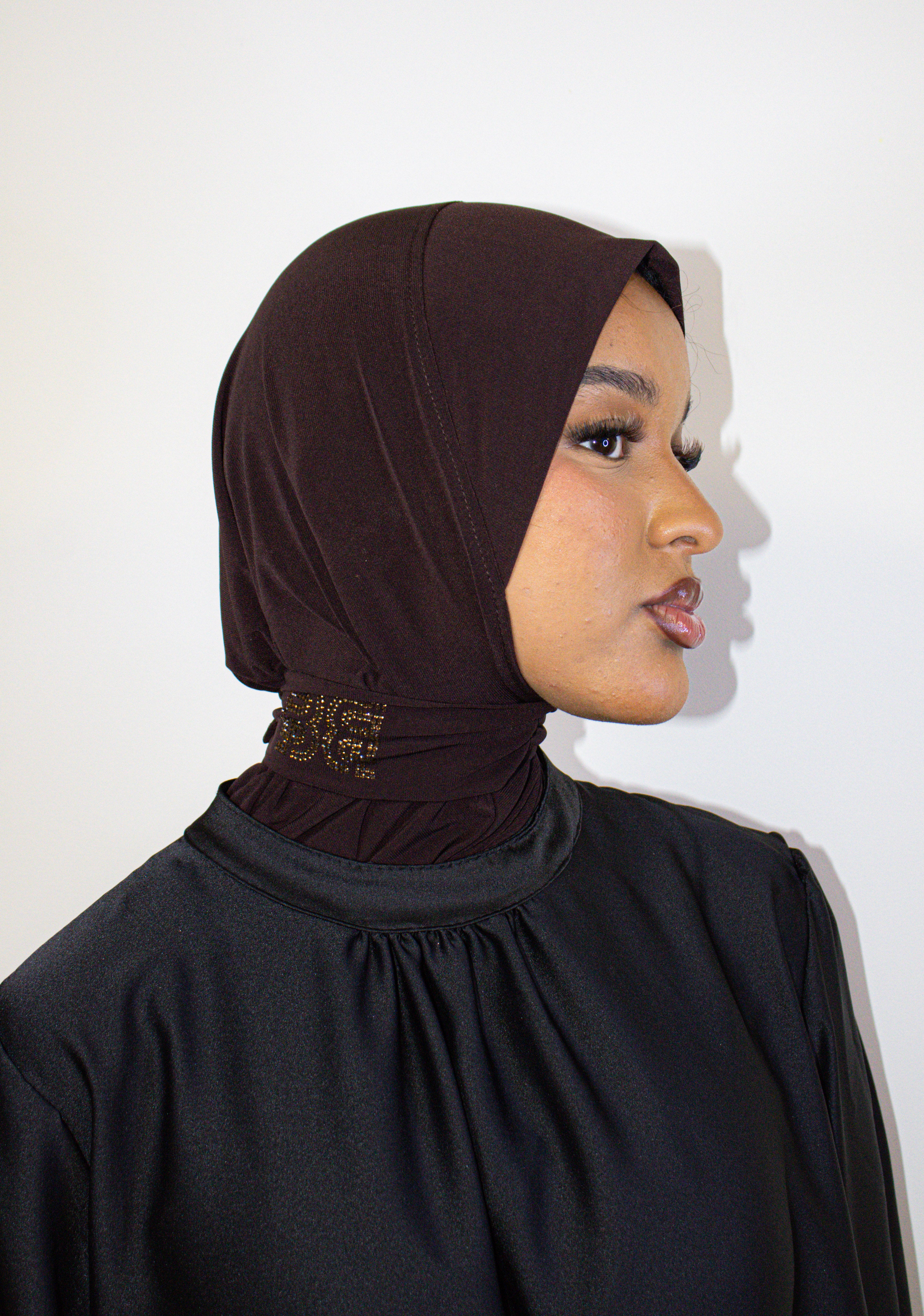 Dark brown abaya