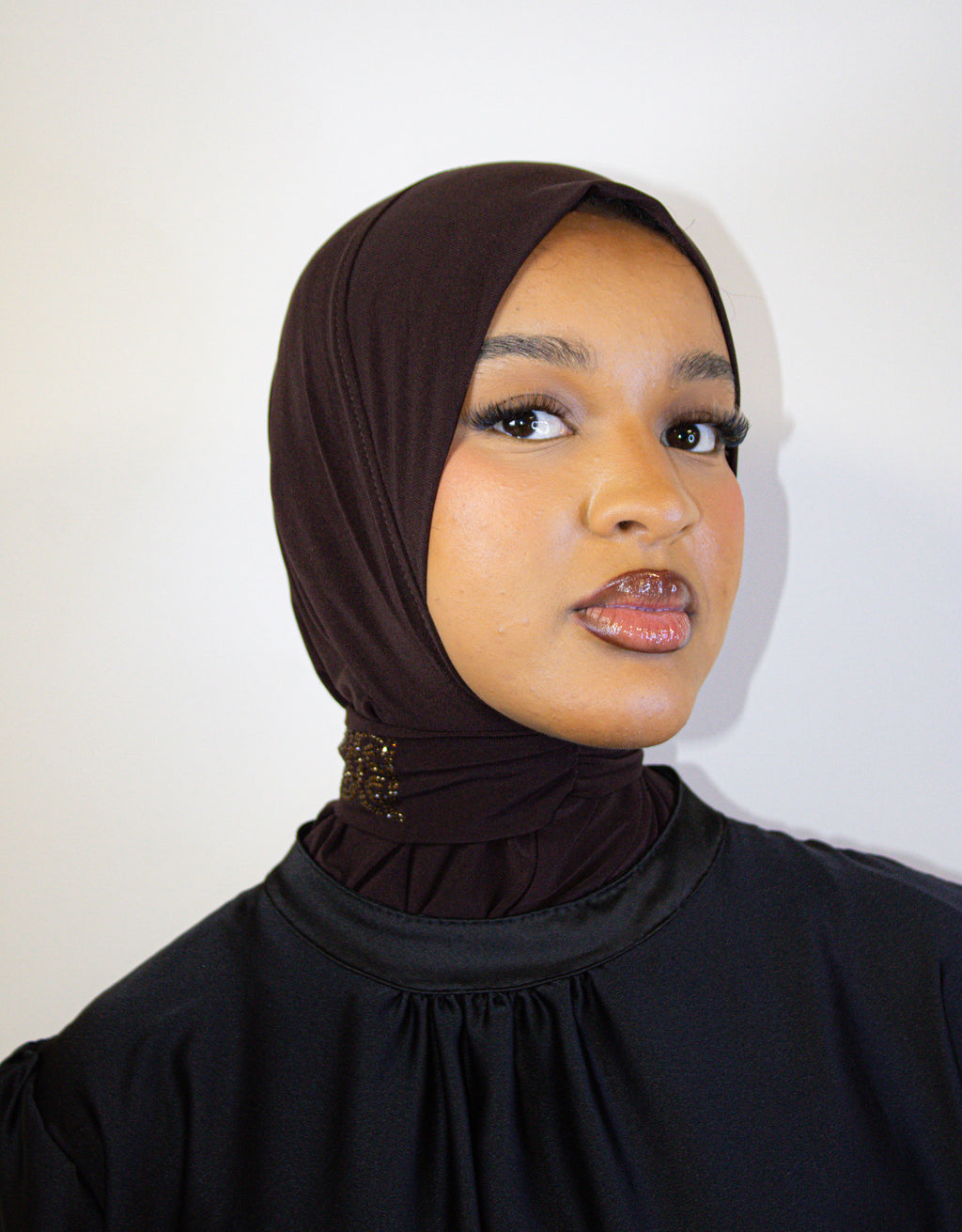 Dark brown abaya