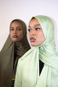 Light green abaya
