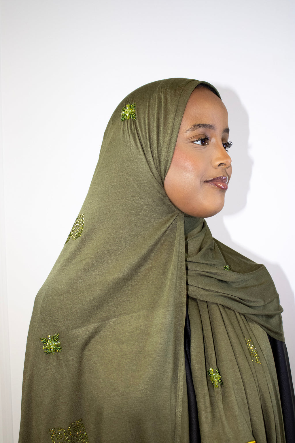 dark green Abaya