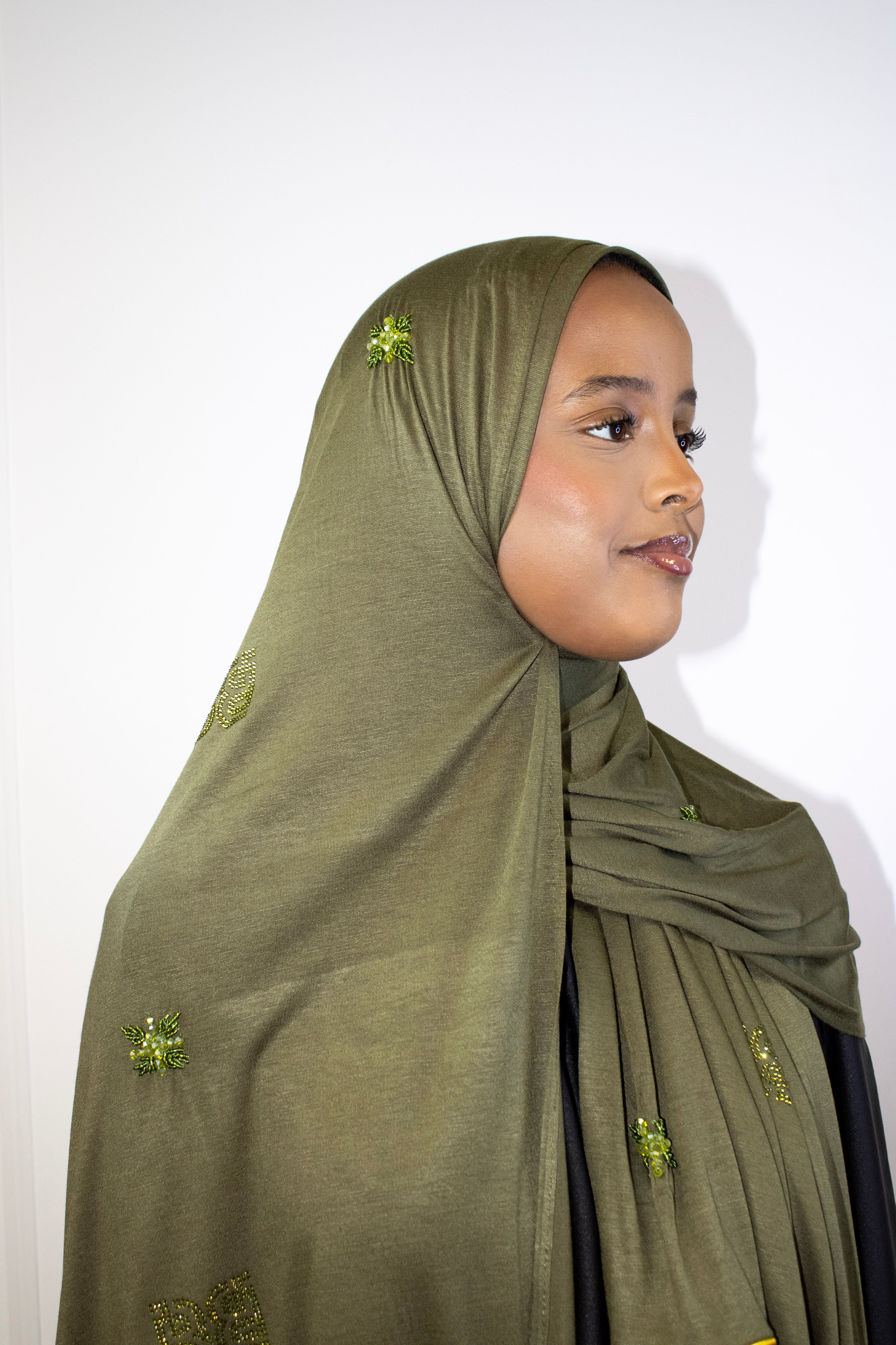 dark green Abaya