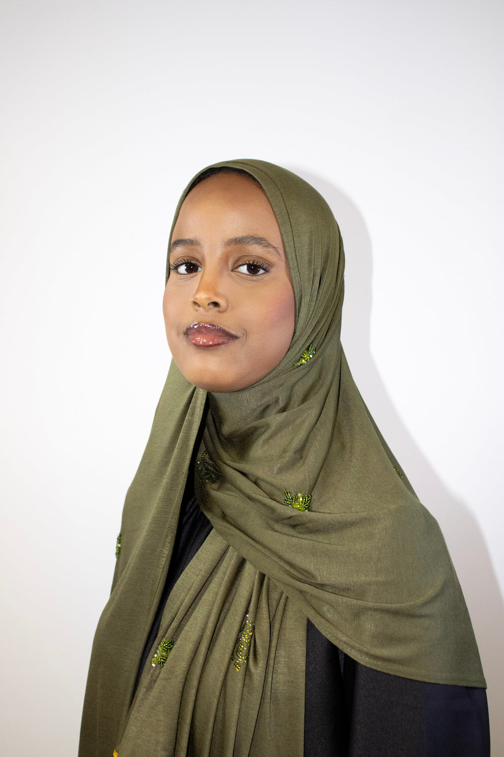 dark green Abaya
