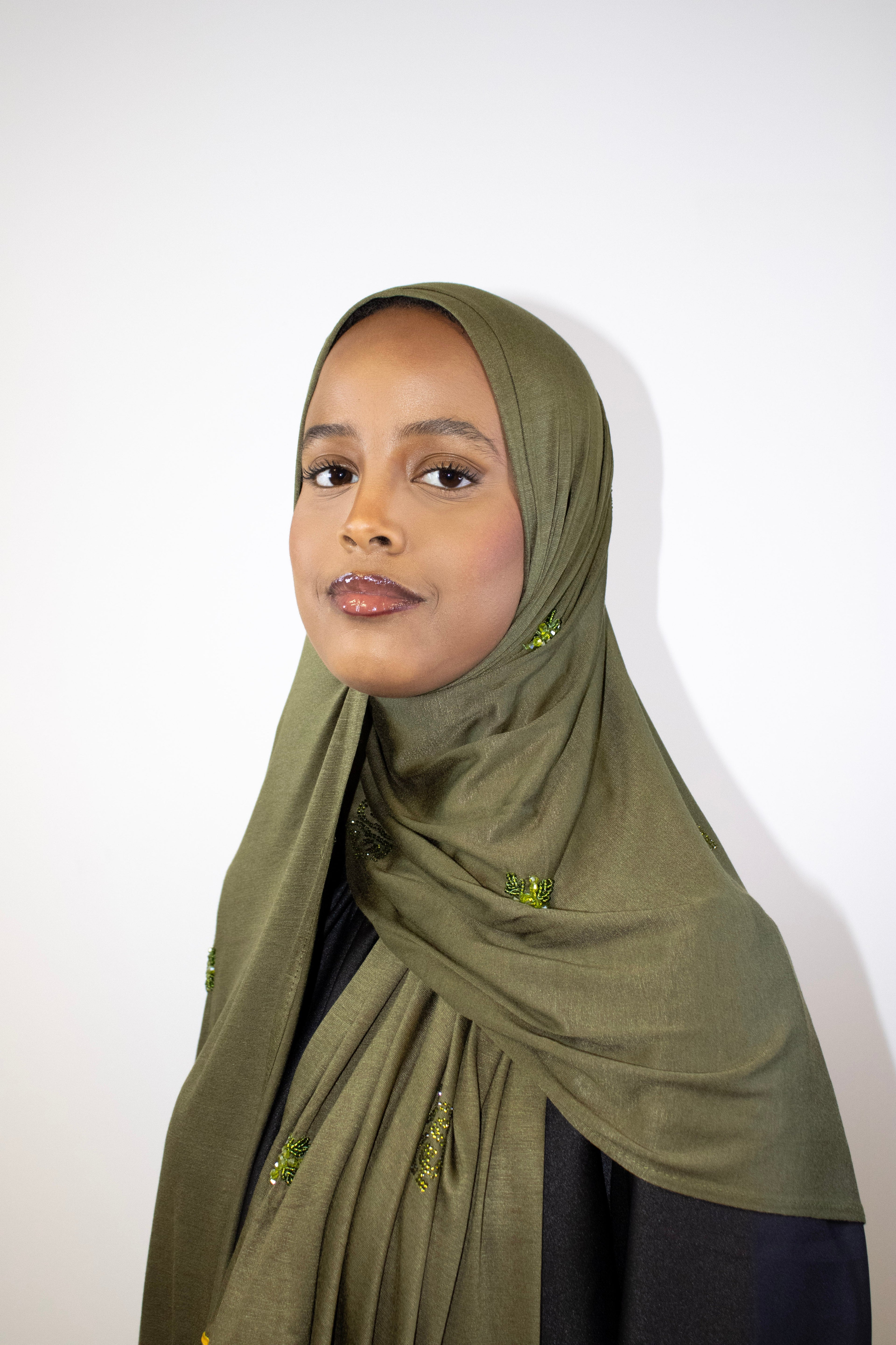 dark green Abaya