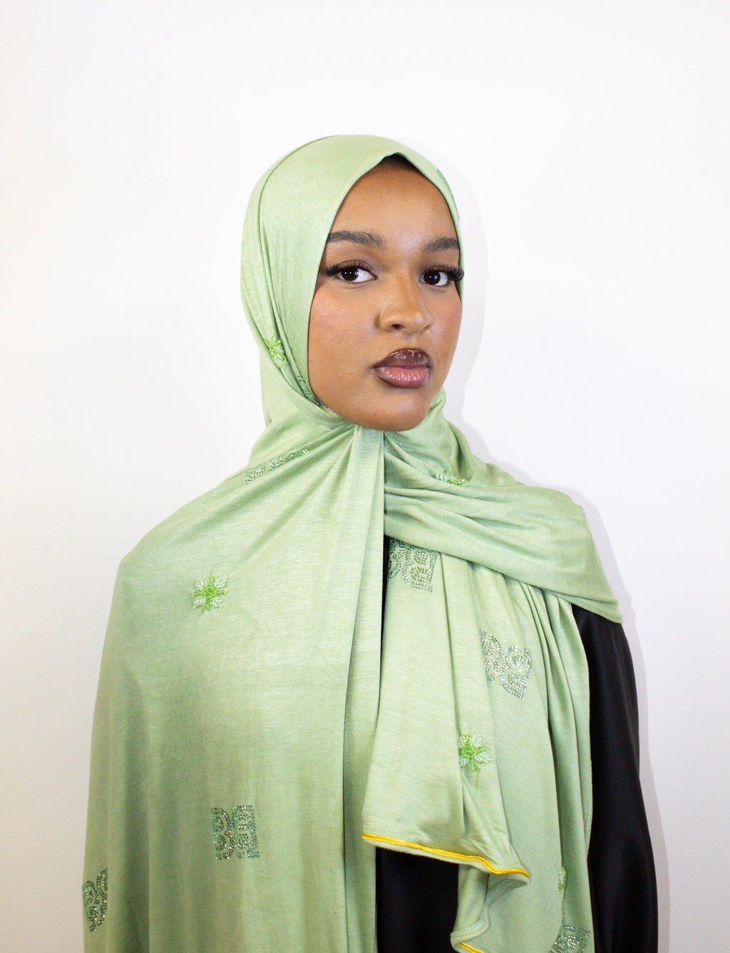 Light green abaya