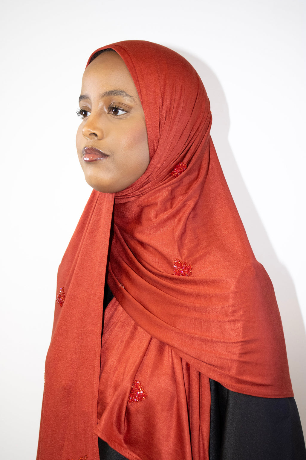 Orange abaya