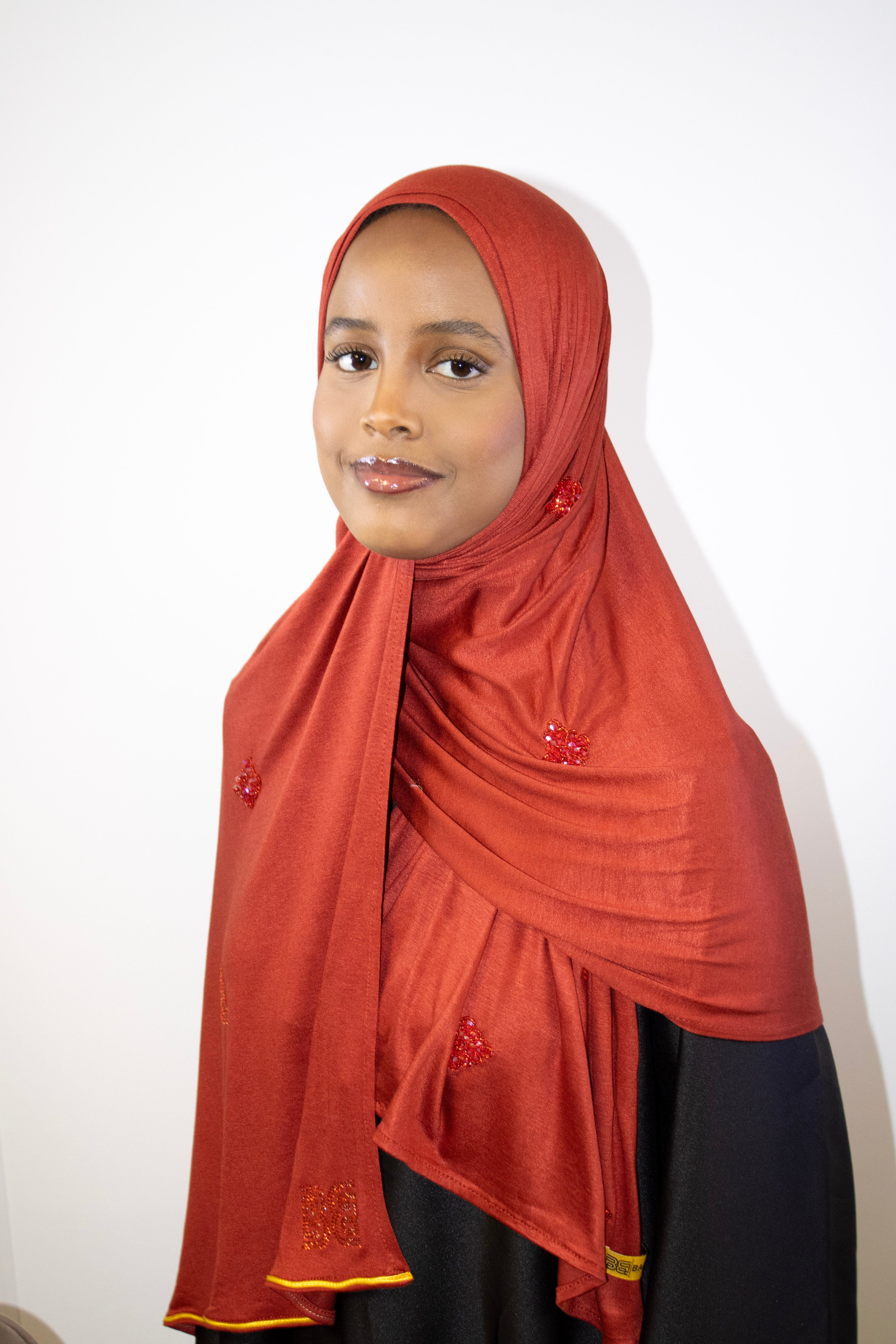 Orange abaya