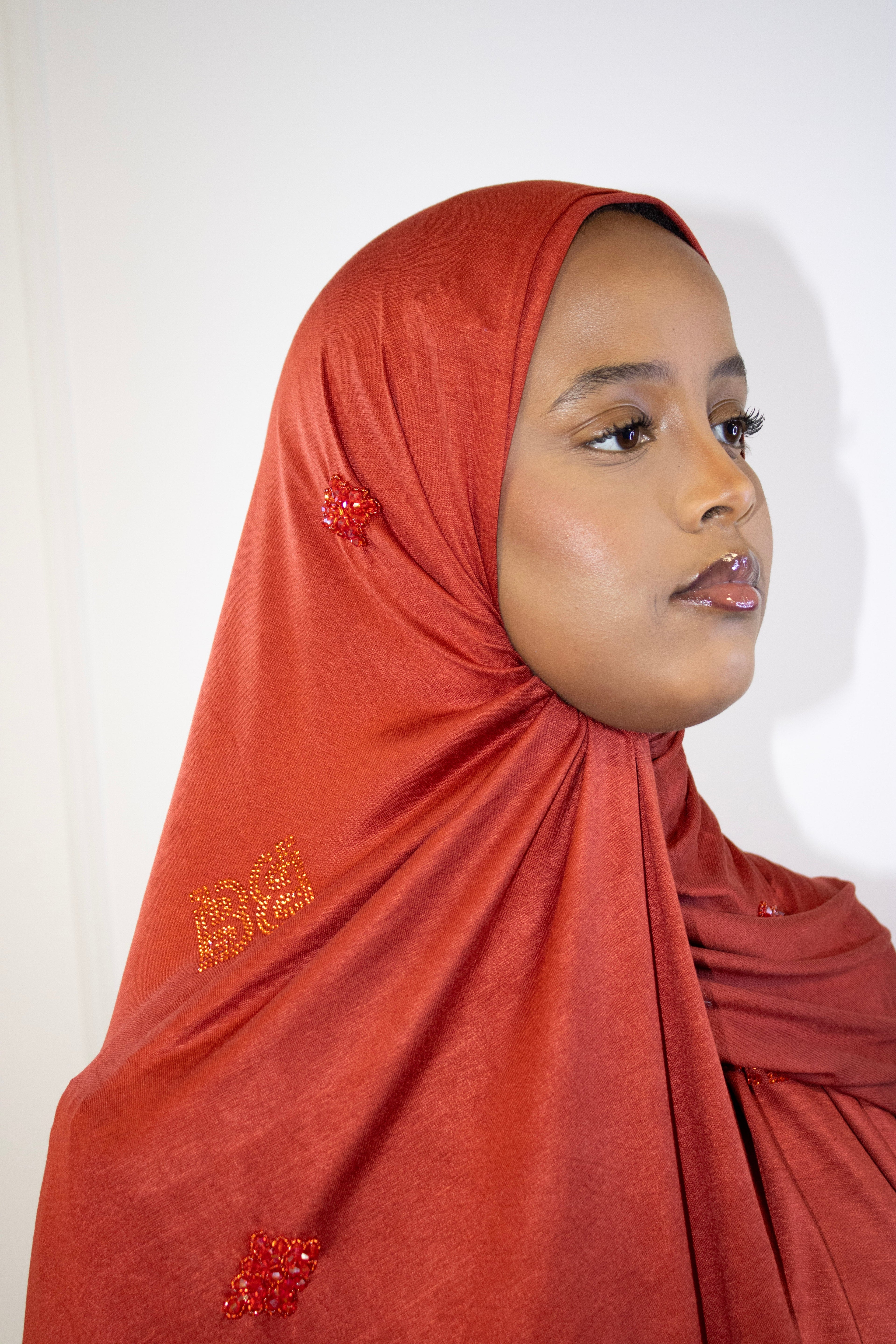 Orange abaya