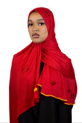 Barakka Bazaar Red Scarf